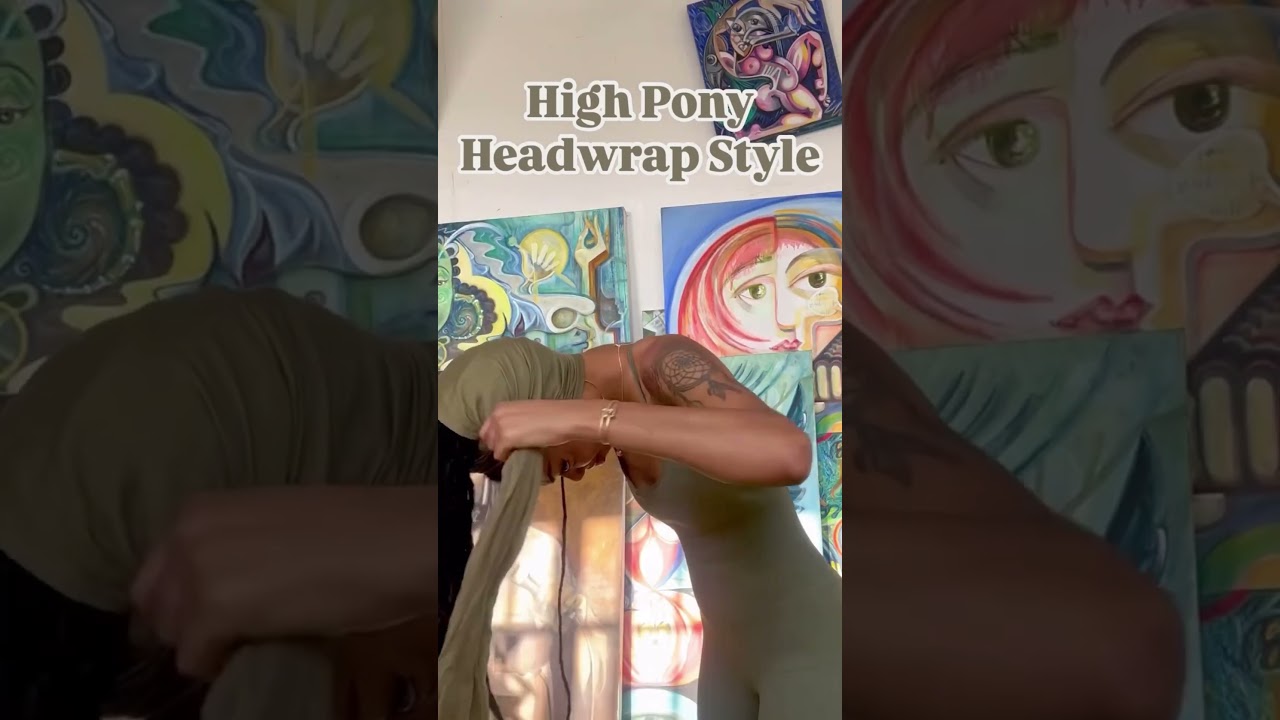 High Ponytail Headwrap - Poetic Justice Style