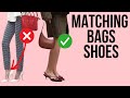 Matching your everyday bags and shoes  dos and dont  color pairing  styling tips