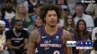 Kelly Oubre Jr.'s strong drives with the Sixers