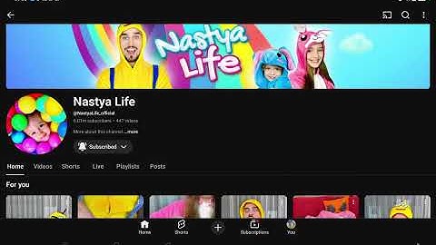 Welcome to Nastya Life Channel (YouTube/YouTube Kids) @NastyaLife_official 
