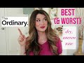 BEST PRODUCTS FROM THE ORDINARY FOR DRY SKIN AND DARK SPOTS | AND THE WORST!