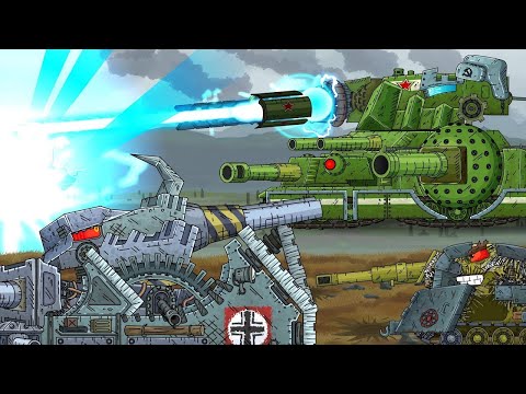 VOSTOK-1 tests the weapon! Ratte vs. Pike | Cartoon for Kids | Gerand