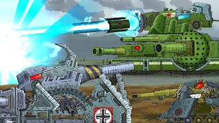 VOSTOK-1 tests the weapon! Ratte vs. Pike | Cartoon for Kids | Gerand