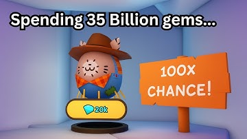 Spending 35 BILLION GEMS on the NEW Autumn egg on Pet Simulator 99!