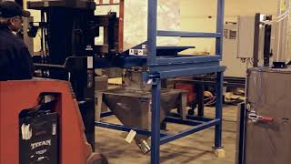 Assembly of Hapman's Low Profile Bulk Bag Unloader