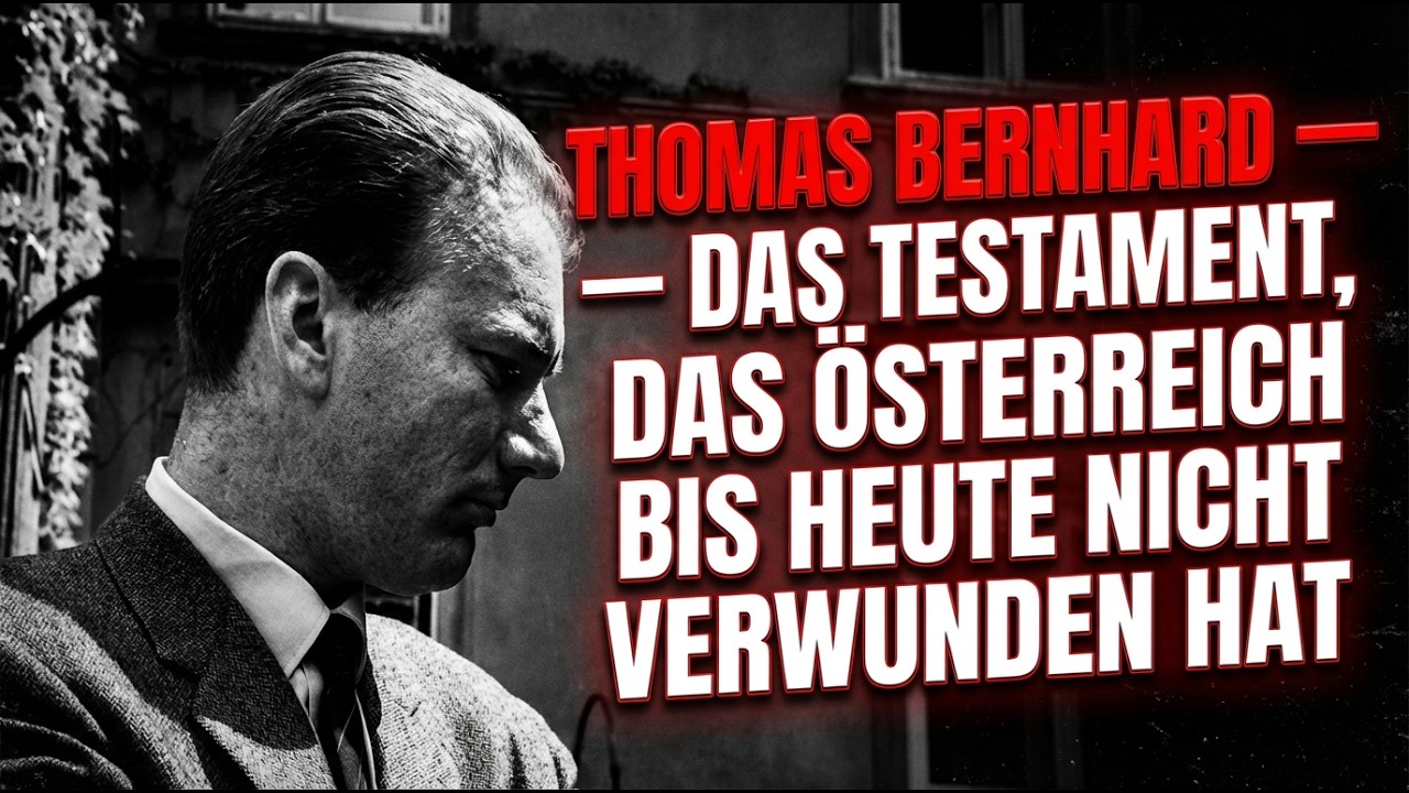 THOMAS BERNHARD — DAS TESTAMENT, DAS ÖSTERREICH BIS HEUTE NICHT VERWUNDEN HAT