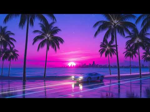 Neon Reflections on an Empty Highway | Dreamwave [Visualizer]
