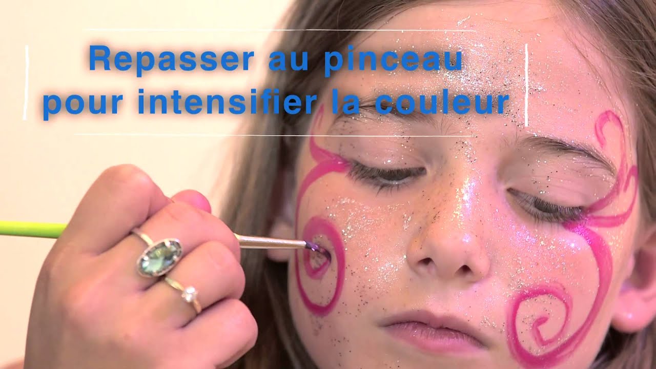 Carnaval: maquillage de princesse pour enfant