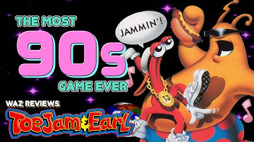 COULD THIS GAME BE ANYMORE 90s?! | Waz Reviews Toejam and Earl (Sega Genesis)