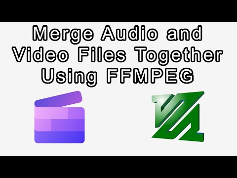 How to Merge Audio FIles and Video FIles Together For Free Using FFMPEG
