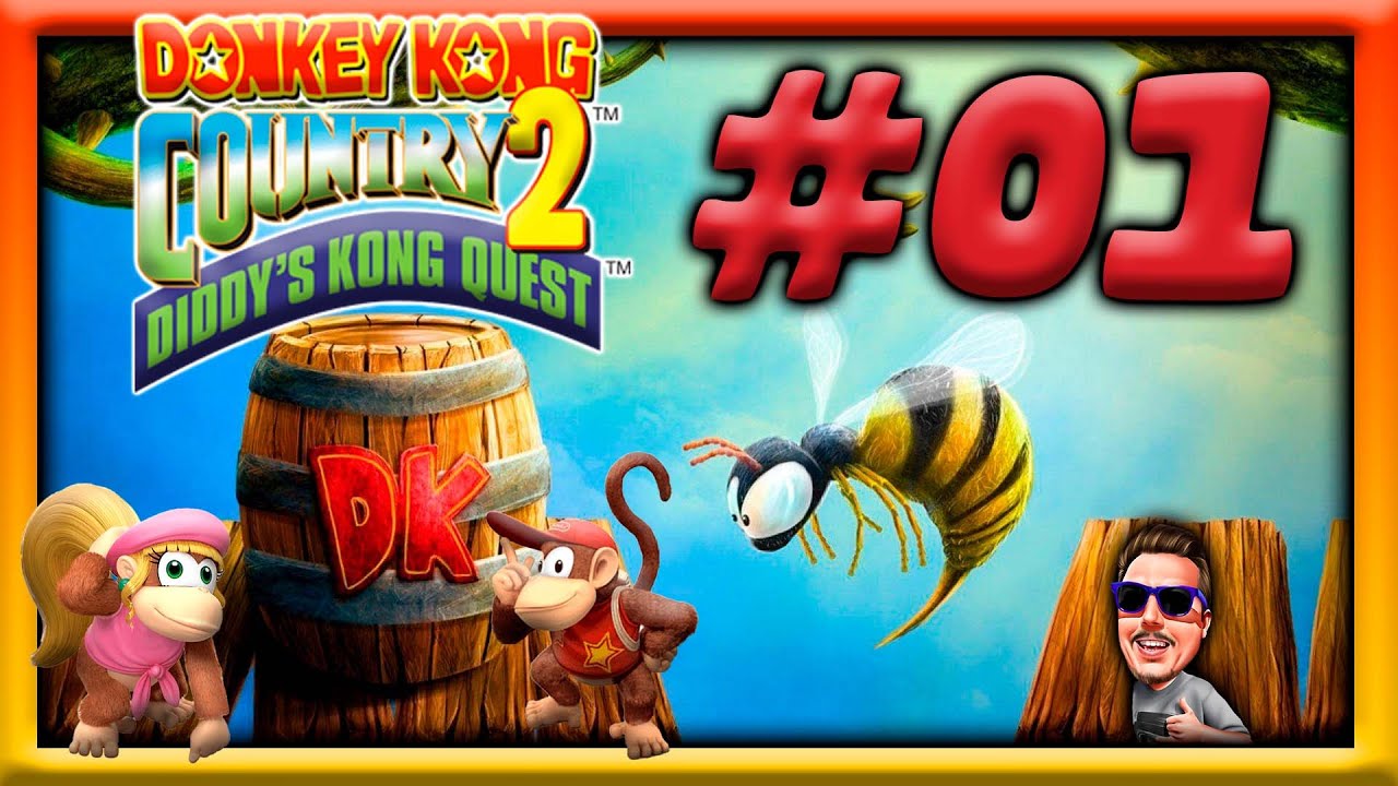 Macacadas no Navio - Donkey Kong Country 2 Ep. 1 - Gameplay SNES 