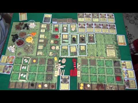 Видео: Агрикола - играем в настольную игру, board game Agricola