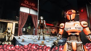 I Built an Assaultron "Club" in Fallout 4