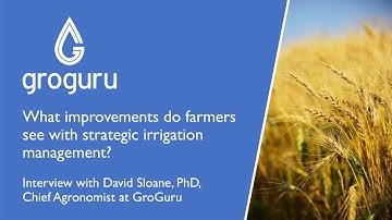 What improvements do farmers see with strategic irrigation management?