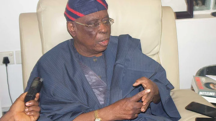 Profile of Olusegun Osoba, Former Governor for Ogun State.