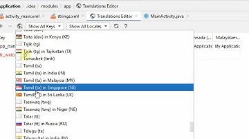 Internationalization and Localization in Android