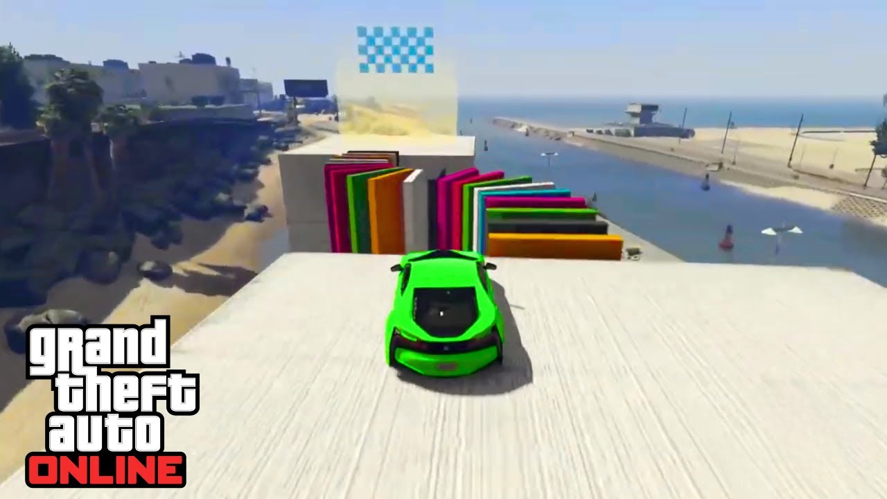 (MJ) PARKOUR 14 - GTA 5 ONLINE