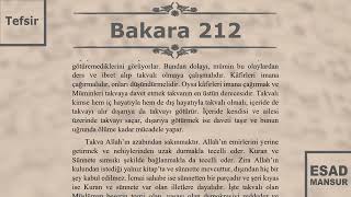 Esad Mansur - Bakara Suresi Tefsiri 212