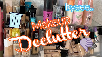 Makeup Declutter 2023 |  Foundation, Primers, Concealer & Powder