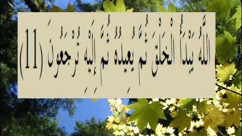 القران الكريم سورة الروم الأية 11.wmv