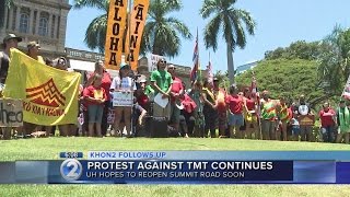 Protesters, attorney general address Mauna Kea as UH prepares to reopen summit road