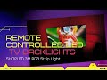 Remote Controlled LED TV Backlights | SHOPLED 3M RGB Strip Light