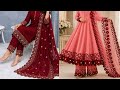 Kurta Trouser Embroidery designs With Designer Dupatta ✨ Embroidery Dress design With Sewing Machine