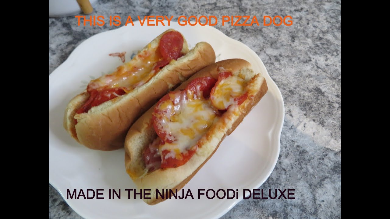 HOW TO MAKE A PIZZA DOG / PEPPERONI PIZZA DOG / NINJA FOODi DELUXE AND