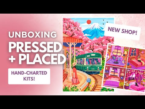 A New Shop Unboxing, Now Hand-Charted! Pressed + Placed - 