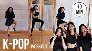 KPOP Cardio Workout! BTS (Mic Drop), Blackpink (Boombayah), Big Bang (Bang Bang Bang)