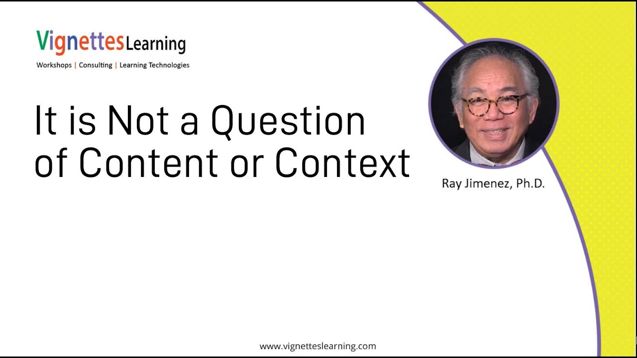 Microlearning Idea: It is Not a Question of Content or Context 