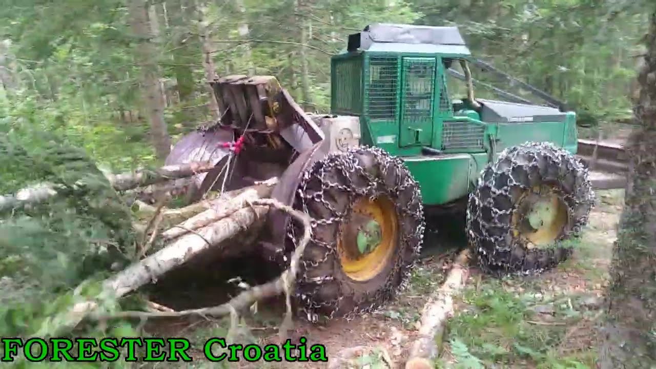 Skidder Timberjack 240C! - YouTube