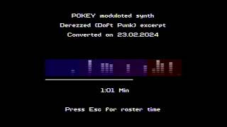 POKEY synth derezolution [Atari 8-bit].