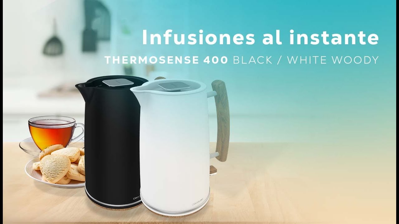 Hervidores de agua ThermoSense 400 Black/ White Woody