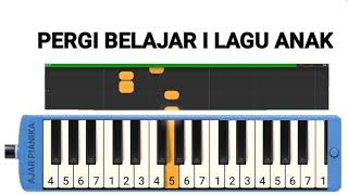 NOT PIANIKA I PERGI BELAJAR - LAGU ANAK