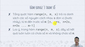 [Python cơ bản] - Bài 04.5 Hàm range với bước nhảy tùy chỉnh | uCode