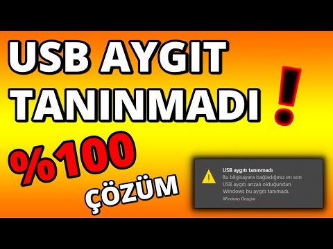 USB AYGIT TANINMADI Sorunu Kesin Çözüm💯👈