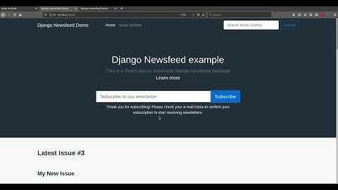 A Example News Curator and News Subscription website using django package dnajgo-newsfeed