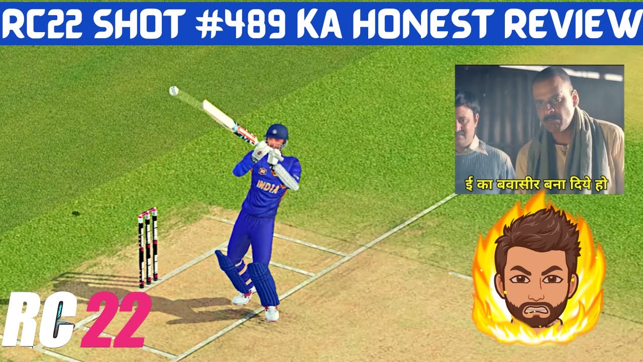 RC22 Shot #489 Ka Honest Review | Real Cricket 22 Gold Shot Of The Week ...