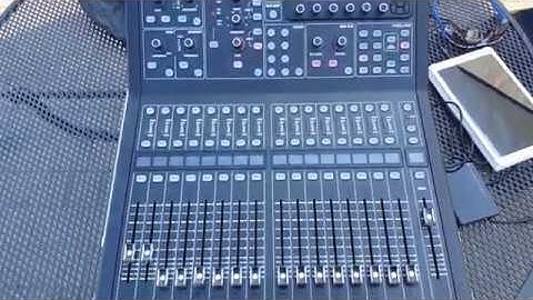 QSC Setje testen met MIDAS M32r