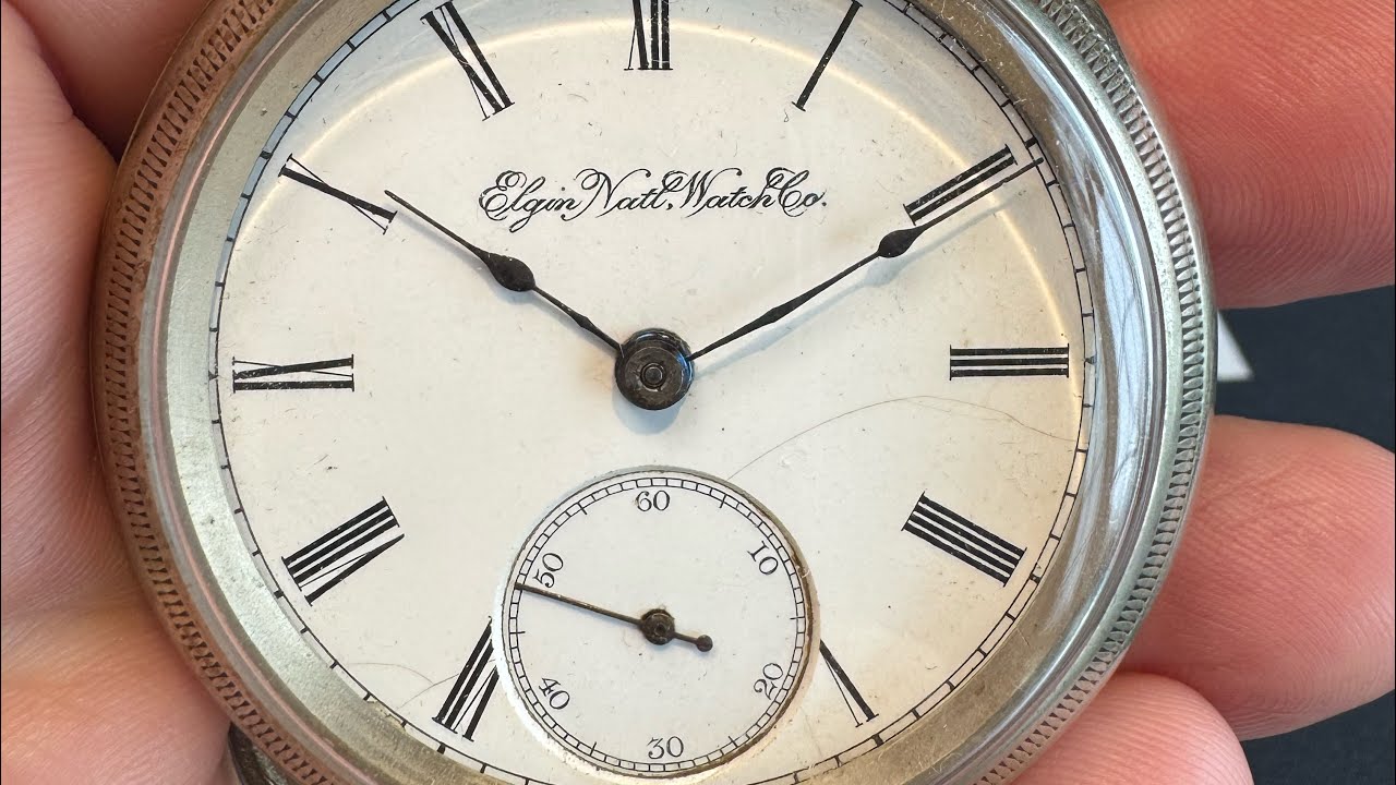 1895 Elgin National Watch Company pocket watch and its story. 