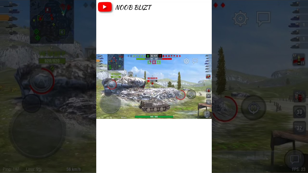 world of tanks blitz - vk 28.01 vs vk 30.01D vs agent