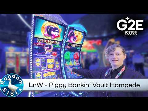 #G2E2026, LnW, Piggy Bankin' Vault Hampede, Slot Machine Preview