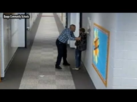 Video shows Indiana teacher slap student in hallway | ABC7 Chicago