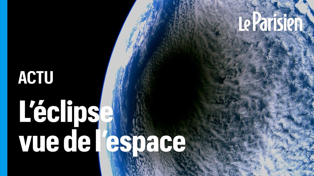 Les images spectaculaires de l'éclipse solaire totale vue de l'espace