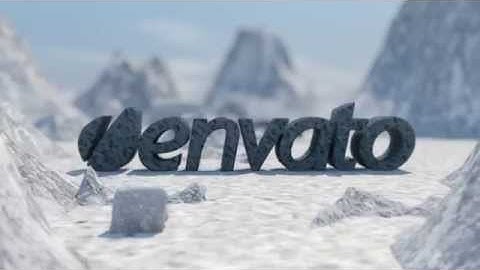 Snow Logo | Cinema 4D Templates | Project Files