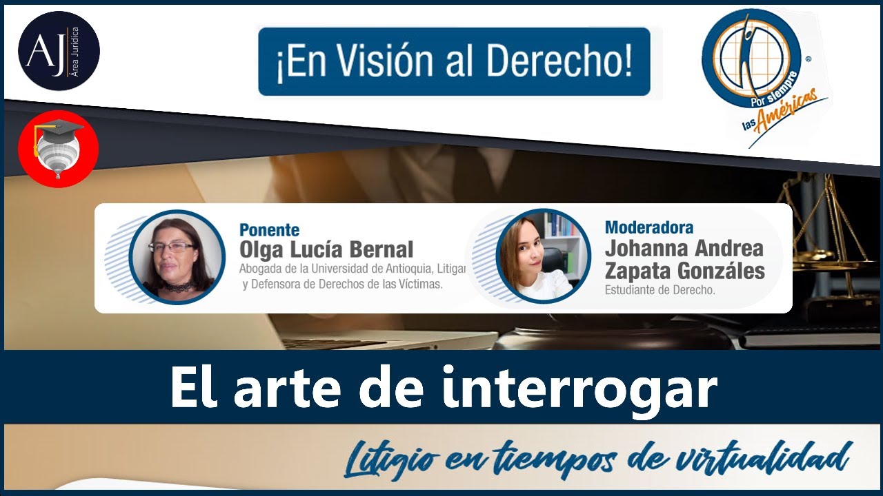El arte de interrogar y contrainterrogar - VISIÓN AL DERECHO - YouTube