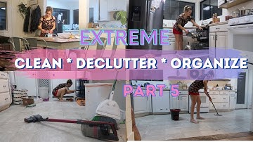 EXTREME WHOLE HOUSE SPEED CLEAN WITH ME PART 5 || AT HOME WITH JILL MINIMALISM