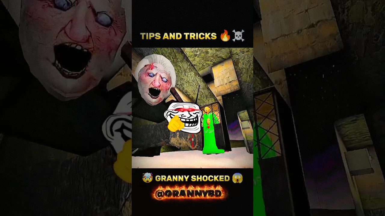 Granny Top Secrete Tips And Tricks Troll Face। 😈