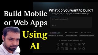 Create Mobile & Web Apps With AI | NO Coding | Build complete mobile apps from scratch using AI Tool
